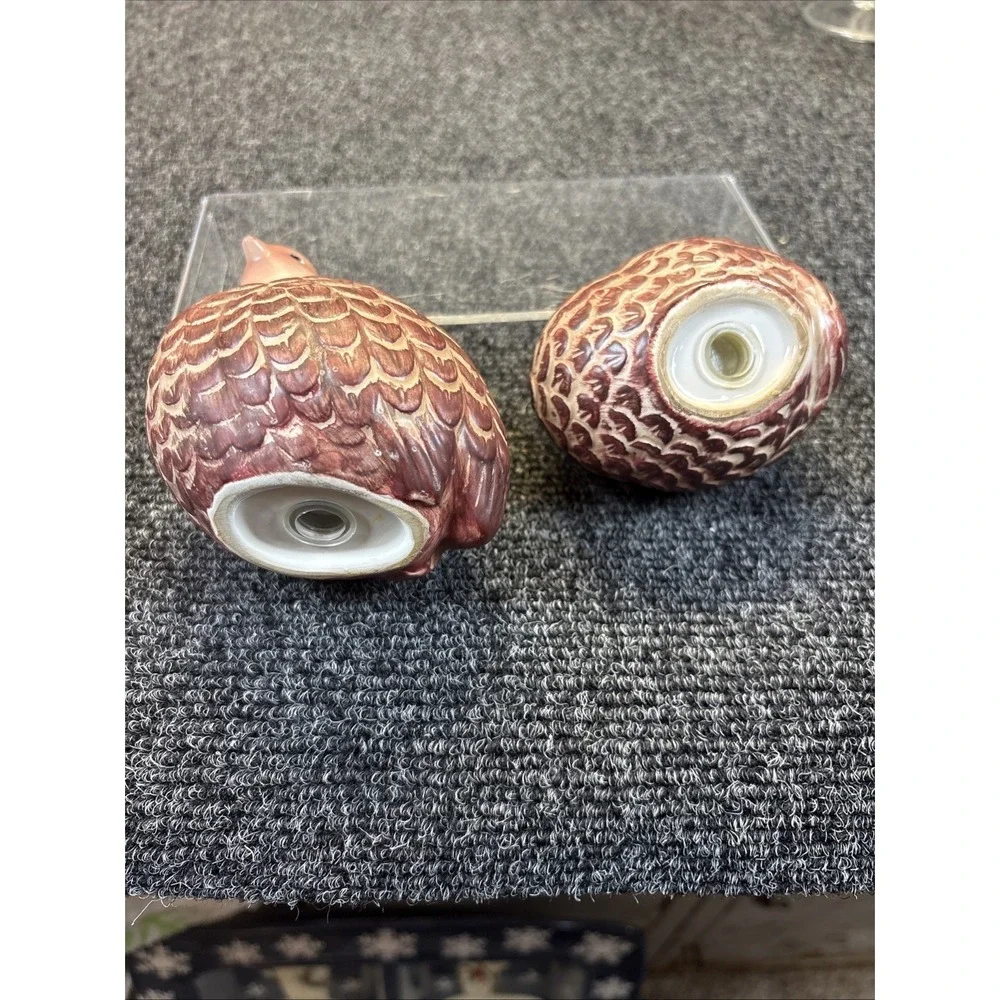 Pair of Quail~Salt & Pepper Shakers~Thankgiving/Fall/Dinner‎ Deco